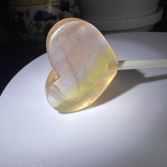 Rainbow Fluorite Crystal Lollipop‎ - Picture 5 of 13